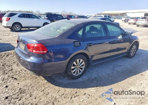 2014 Volkswagen Passat S from USA, damaged, VIN 1VWAP7A33EC012860